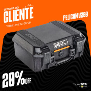 Pelican case Vault V200 - Promoção Semana do Cliente 2025