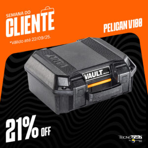 Pelican case Vault V100 - Promoção Semana do Cliente 2025