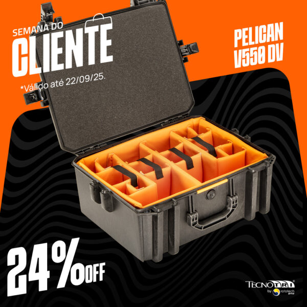 Pelican case Vault V550 - Promoção Semana do Cliente 2025